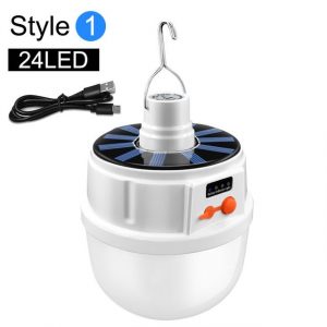 Ampoule Solaire Camping Double Charge (24/42 Led)