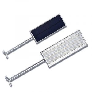 Lampadaire Solaire Mini Murale 48 Led En Alu