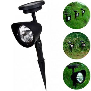 Piquet Solaire Jardin Mini Spot 4 Led