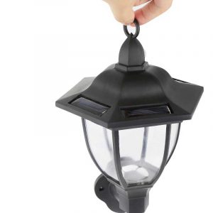 Lampe Solaire Jardin "Veilleuse Pour Abri" Noire