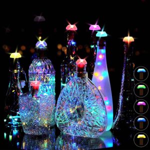 Guirlande Solaire En Bouteille "Bouchon De Diamant" (1M)