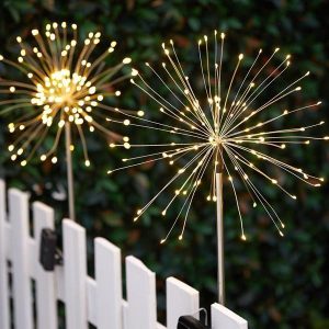 Decoration Solaire Piquet Feu D'Artifice