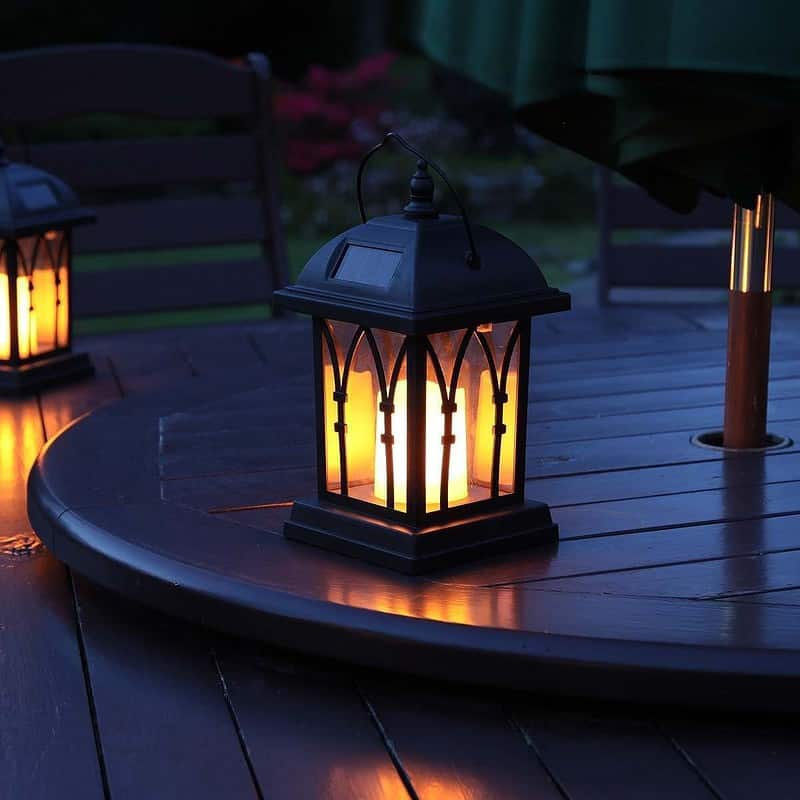 Lanterne Solaire De Jardin À Suspendre "Bougie Contemporaine" – Image 6