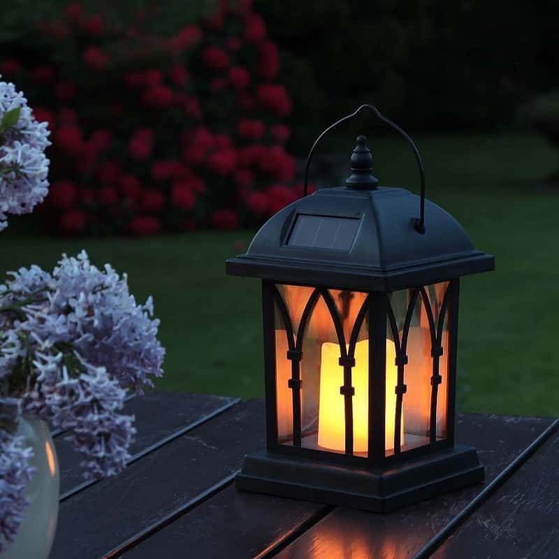 Lanterne Solaire De Jardin À Suspendre "Bougie Contemporaine" – Image 5