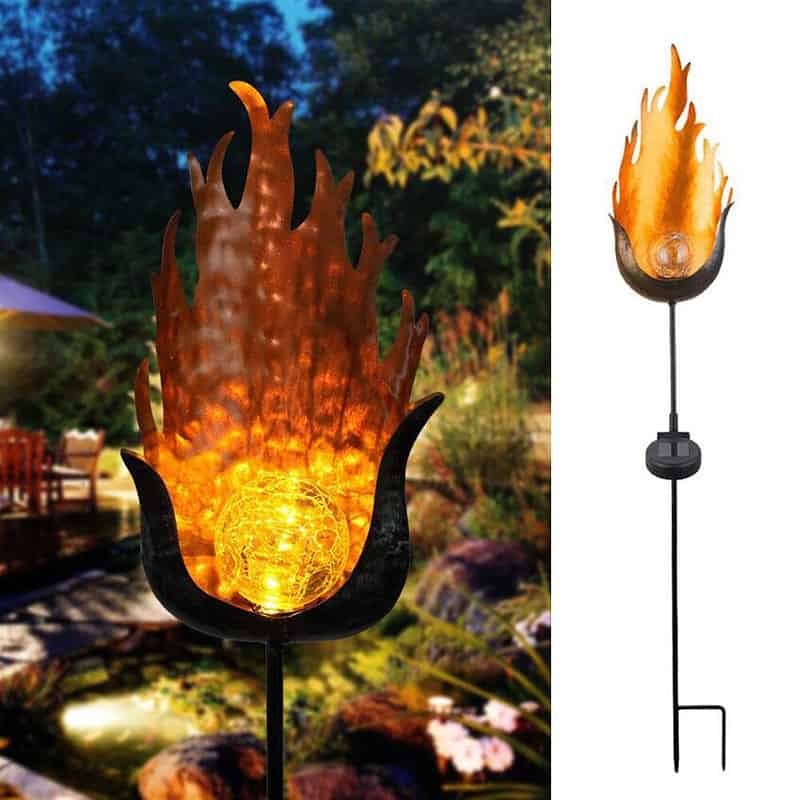 Piquet Solaire Jardin "Flamme Olympique" – Image 2