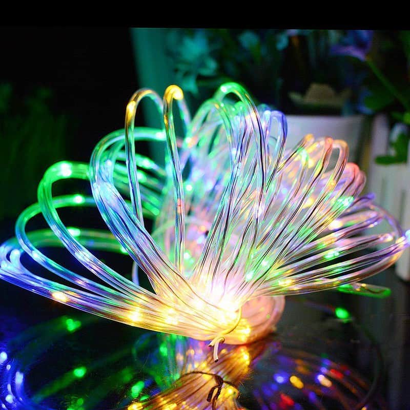 Guirlande Solaire "Tube Lumineux 100 Led 12 Mètres" – Image 6