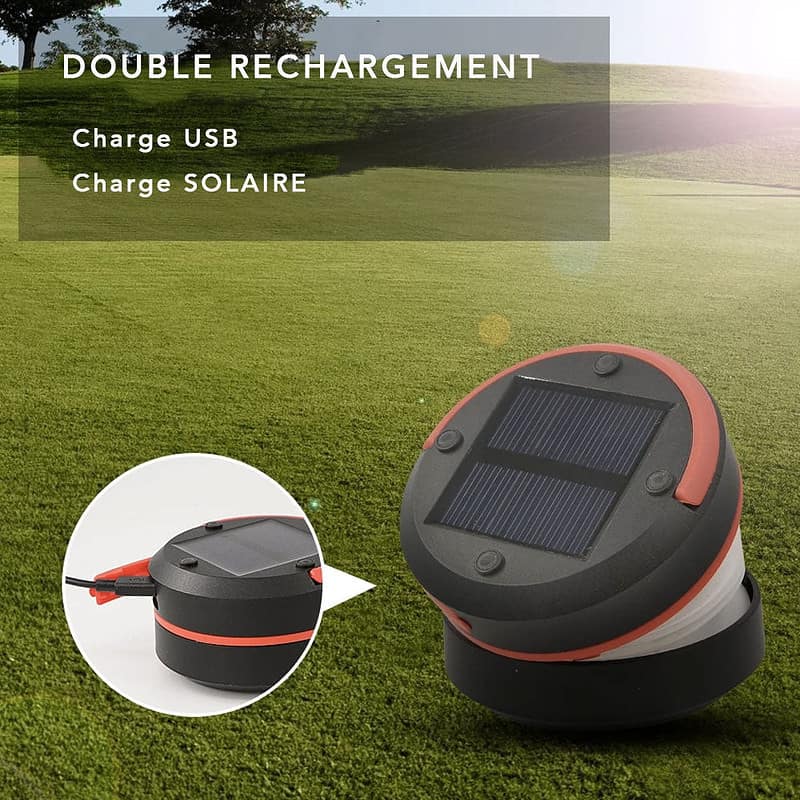 Lampe Solaire Camping Brilex Pliable (Usb) – Image 7