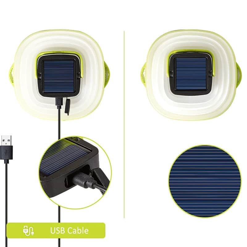 Lampe Solaire Camping Mini Lampe Torche – Image 5