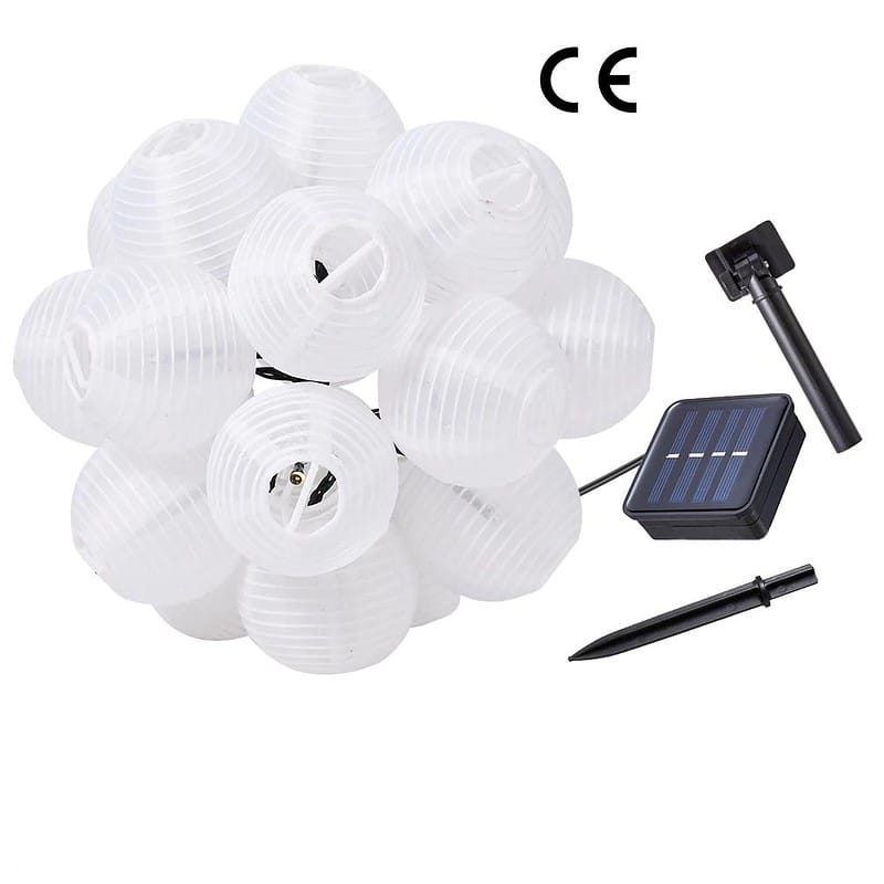 Guirlande Solaire Multicolore Lampion Chinois – Image 3