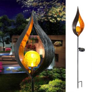 Piquet Solaire Jardin "Boule De Feu"