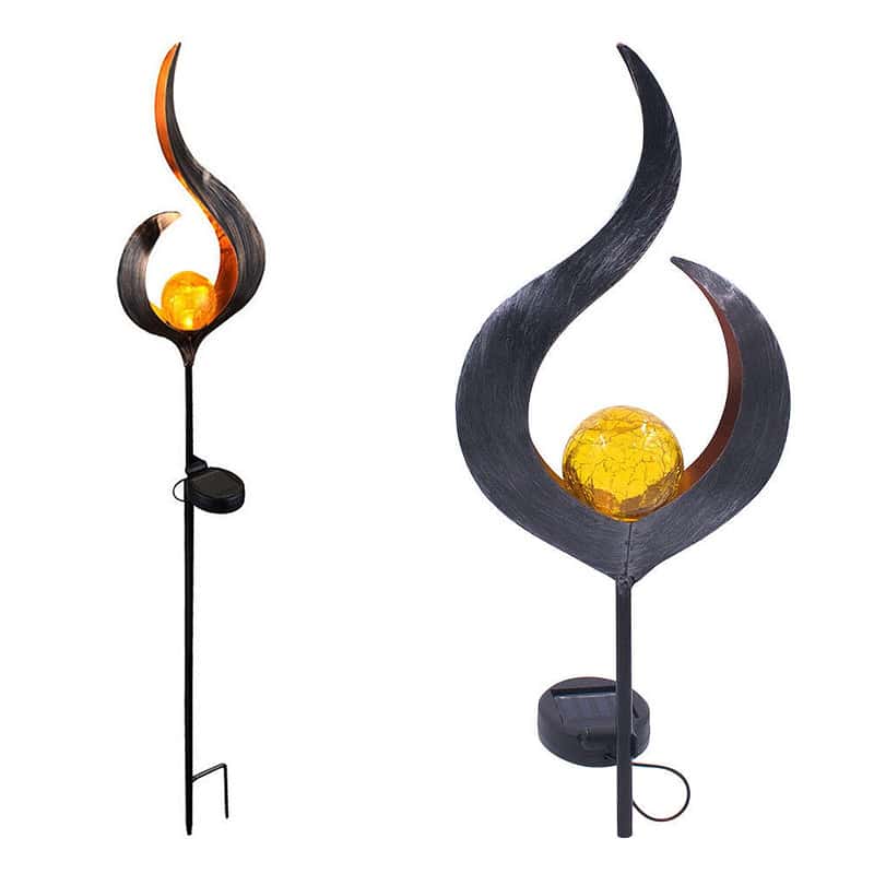 Piquet Solaire Jardin "Boule Enflammée" – Image 2