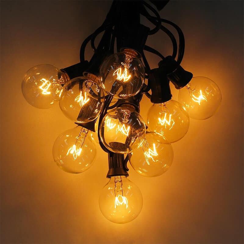 Guirlande Solaire Ampoule Claire Vintage (20Led) – Image 8