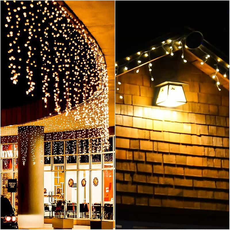 Guirlande Solaire Multicolore Rideau Lumineux 300 Led – Image 4