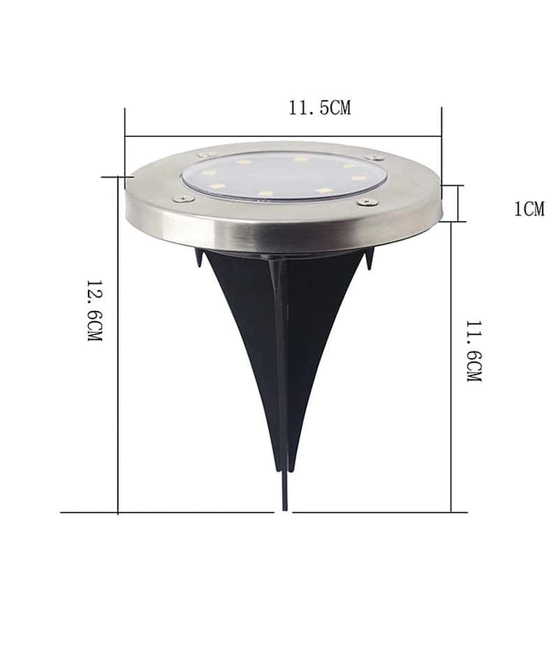 Lampe Solaire De Sol 16 Led (4 Pièces) – Image 5