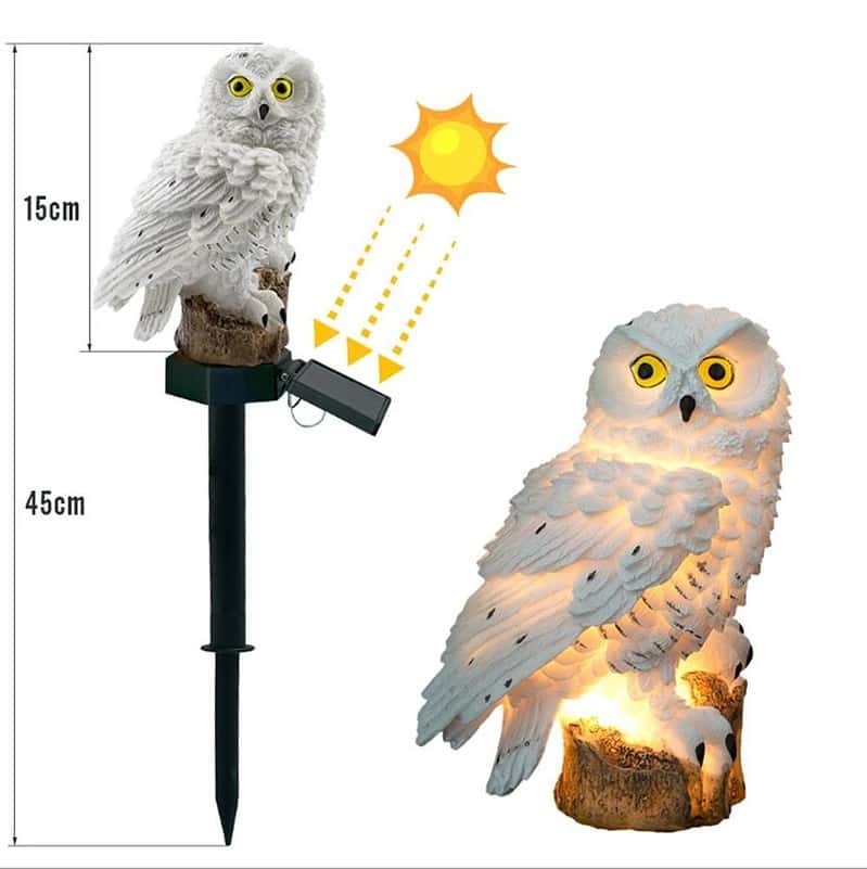 Animaux Solaire "La Chouette Nocturne" – Image 5