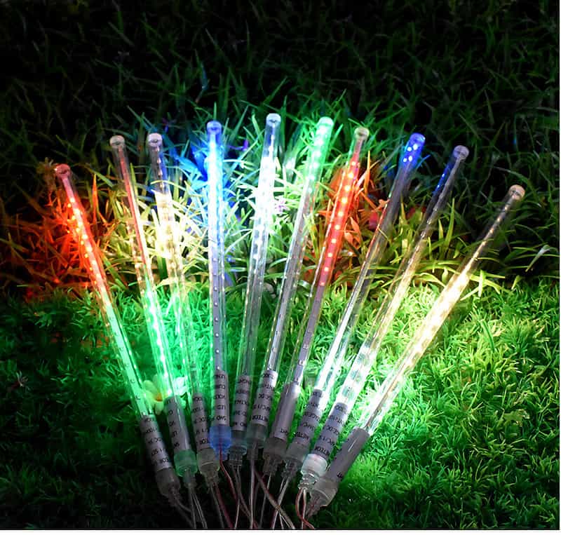 Guirlande Solaire Multicolore Pluie De Météore – Image 4