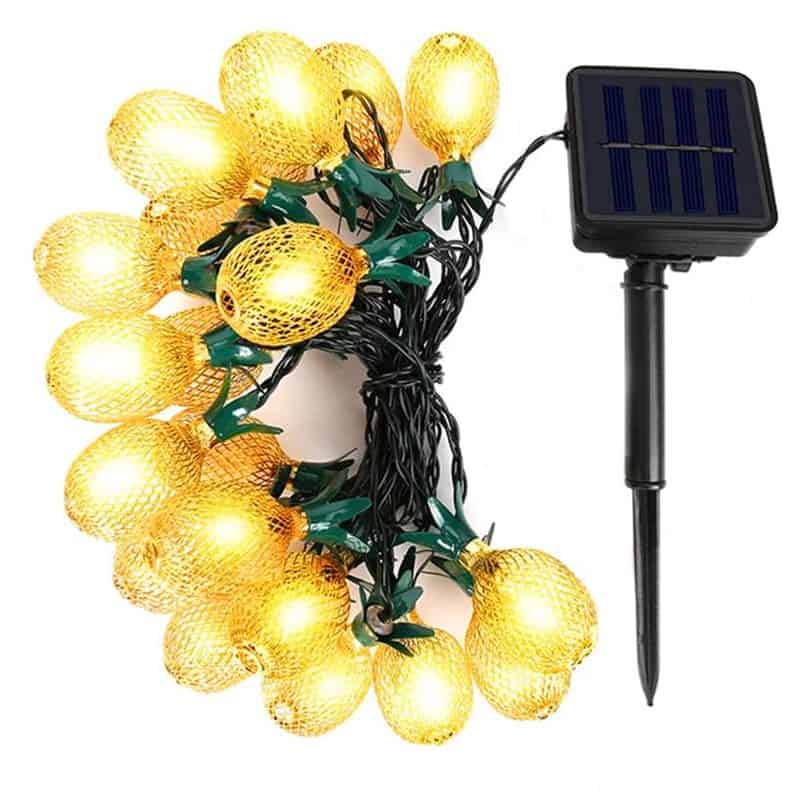 Guirlande Solaire Ananas Lumineux 20 Pièces – Image 6