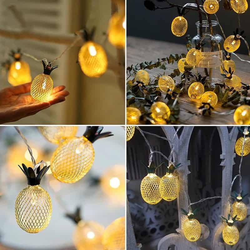 Guirlande Solaire Ananas Lumineux 20 Pièces – Image 4