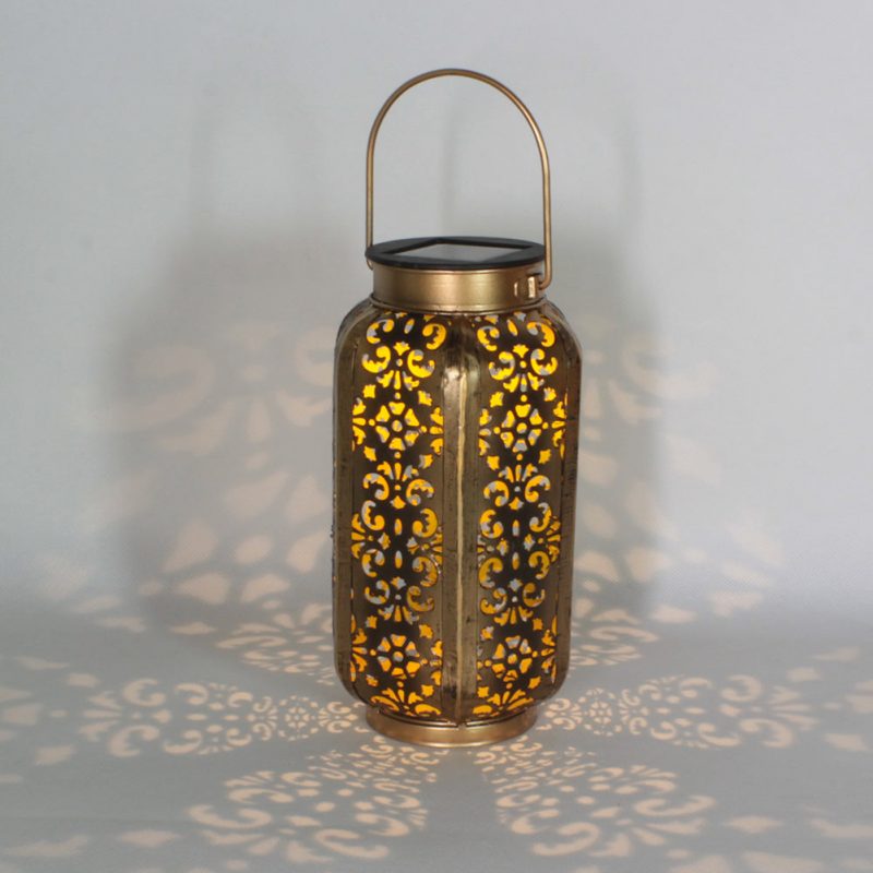 Lanterne Solaire Marocaine "Cuivre Vieilli" – Image 3