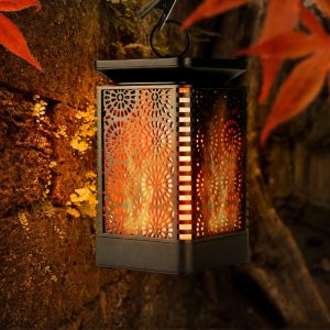 Lanterne Solaire "Flamme Vintage"