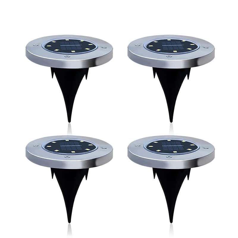 Lampe Solaire De Sol 16 Led (4 Pièces) – Image 2