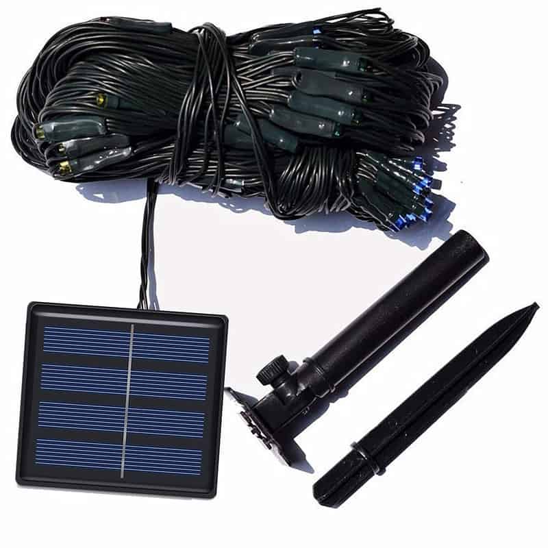 Guirlande Solaire Filet De Maille Multicolore 200 Led – Image 5