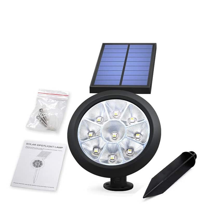 Balise Solaire Extérieure "Spot À Piquet 2En1" (9Led) – Image 6