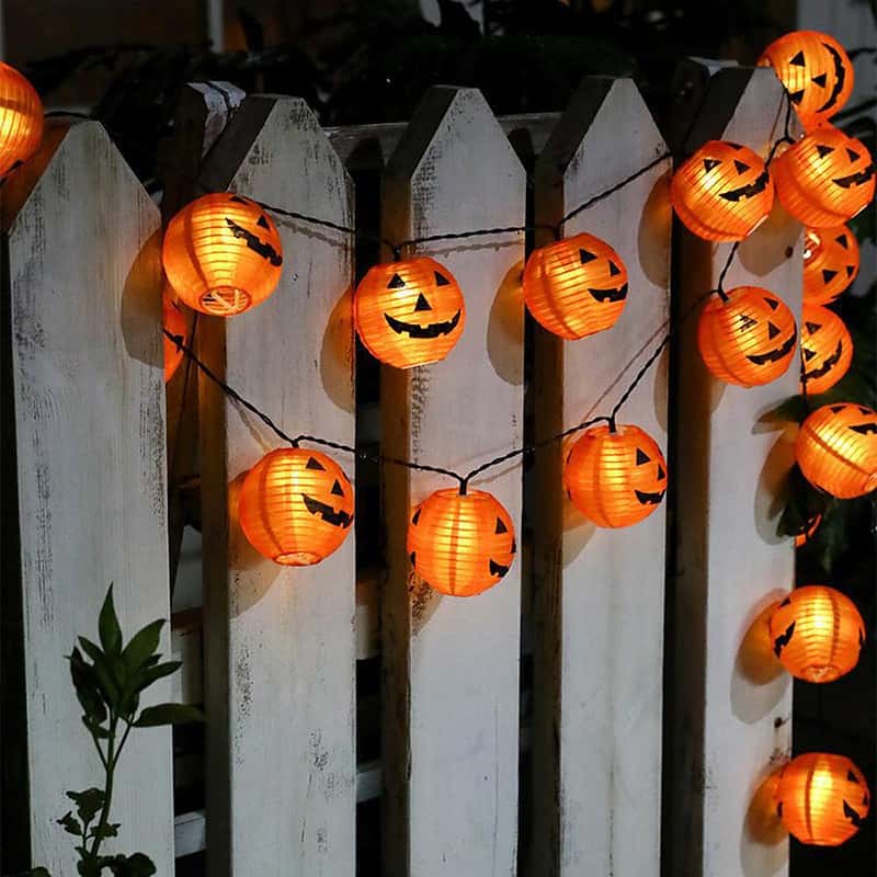Guirlande Solaire "Citrouille D'Halloween" – Image 5