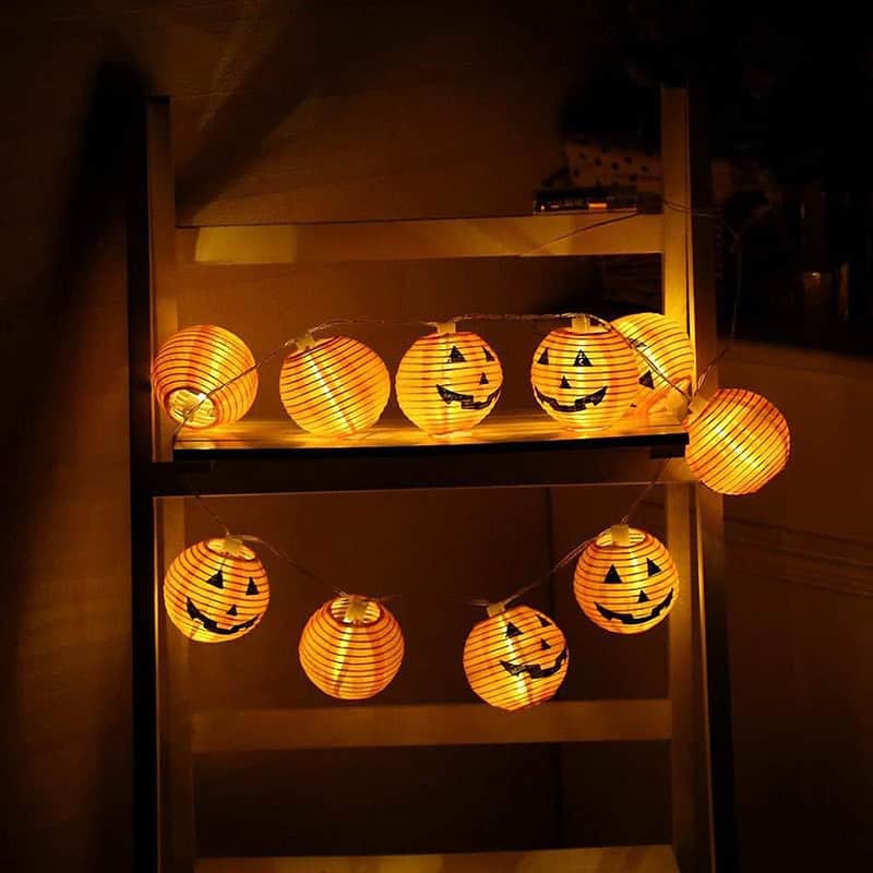 Guirlande Solaire "Citrouille D'Halloween" – Image 7