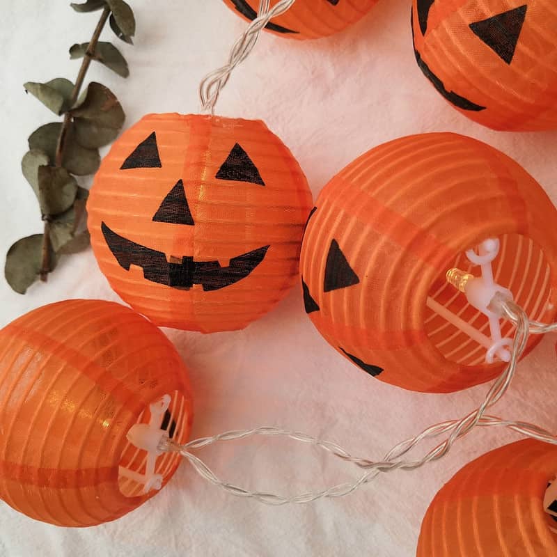 Guirlande Solaire "Citrouille D'Halloween" – Image 2