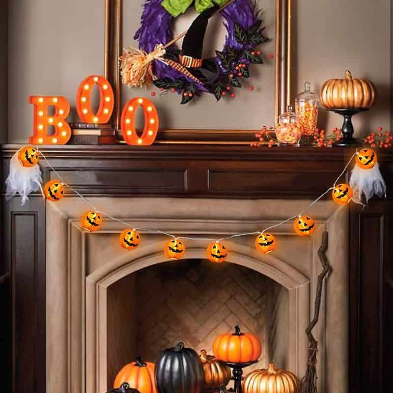 Guirlande Solaire "Citrouille D'Halloween" – Image 8