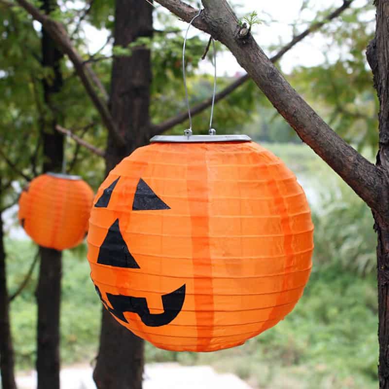 Lanterne Solaire "Lampion Chinois Citrouille" (5 Pcs) – Image 5