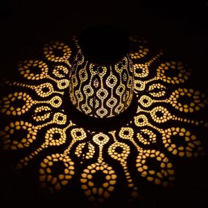 Lanterne Solaire Marocaine "Design En Fer"