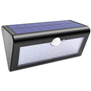 Applique Murale Solaire 38 Led Noire