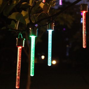 Lampe Solaire Jardin "Tube Lumineux À Suspendre" (1Pc)