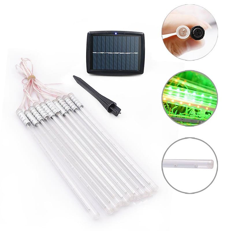 Guirlande Solaire 10 Tube Led Blanc – Image 3
