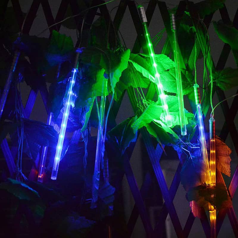 Guirlande Solaire 10 Tube Led Bleu – Image 5