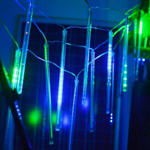 Guirlande Solaire 10 Tube Led Vert