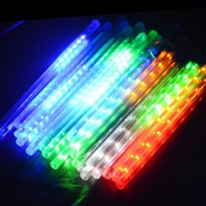 Guirlande Solaire 10 Tube Led Multi-Colore