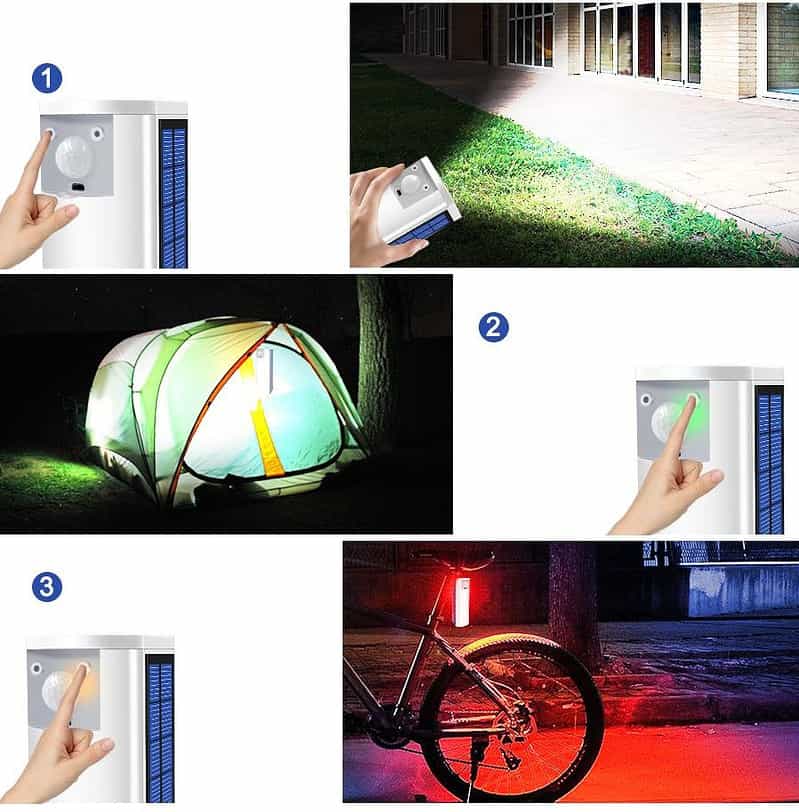 Lampe Solaire Camping Rechargeable 31 Led 5En1 – Image 4