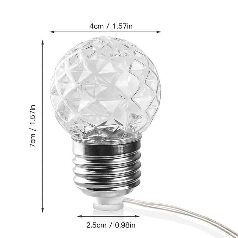 Guirlande Solaire "10/20 Boules Led Transparentes" – Image 6