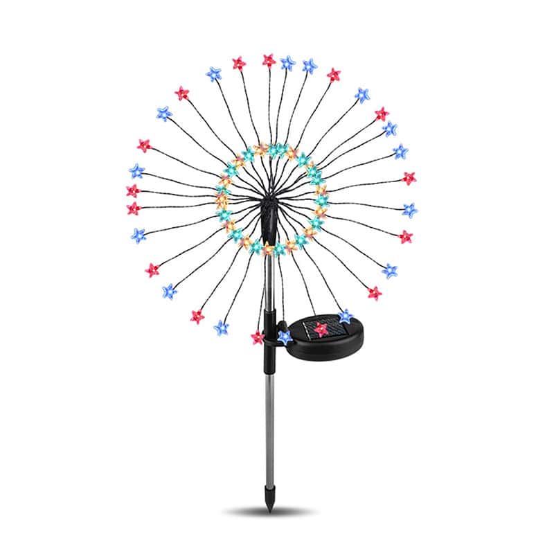 Piquet Solaire Jardin "Feux D'Artifice Étoilé" (2Pcs) – Image 3