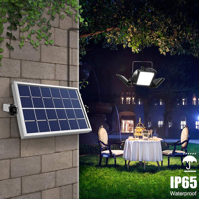Lampe Solaire Jardin "Triple Module 60 Led" – Image 2