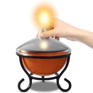 Lampe Solaire De Table "Led Flamme De Bougie"