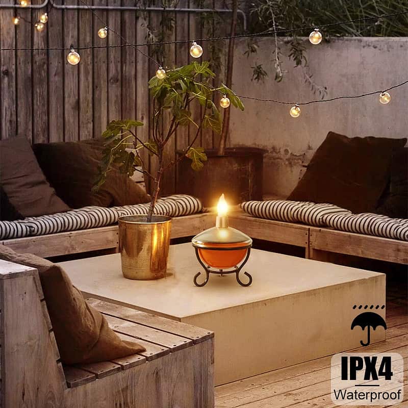Lampe Solaire De Table "Led Flamme De Bougie" – Image 2