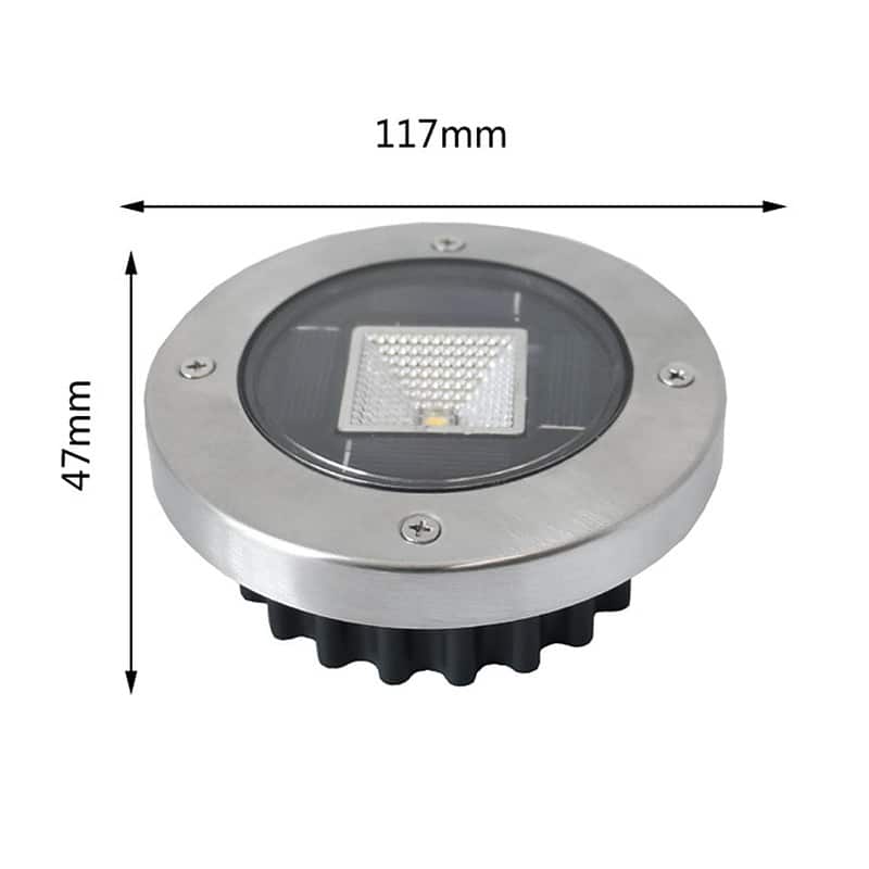 Balise Solaire Extérieure "Lampe De Sol" (Inox) – Image 7