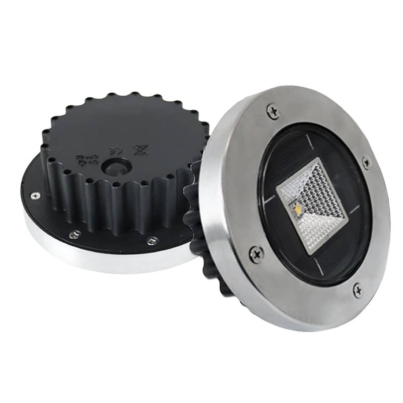 Balise Solaire Extérieure "Lampe De Sol" (Inox) – Image 5