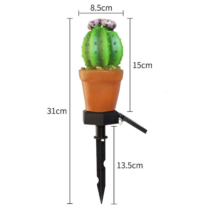 Decoration Solaire Jardin "Cactus Lumineux" – Image 4