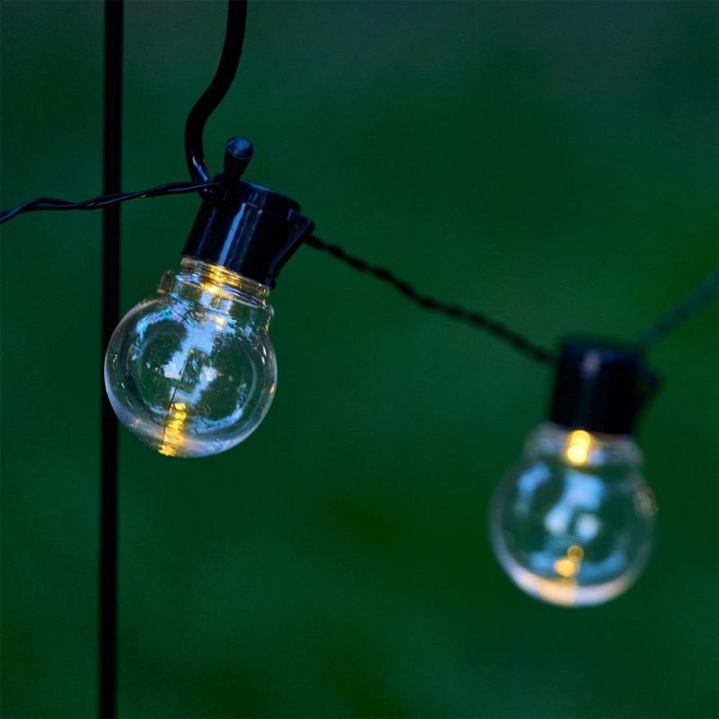 Guirlande Solaire "Ampoule Claire Pour Terrasse" 10/20 Pcs – Image 7