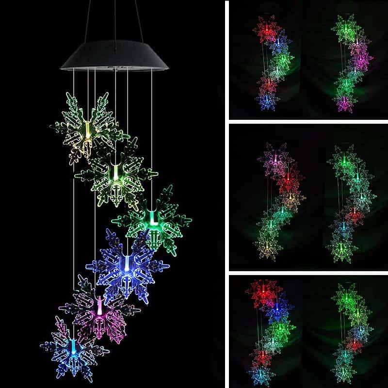 Carillon Solaire "Flocons De Neige" – Image 3